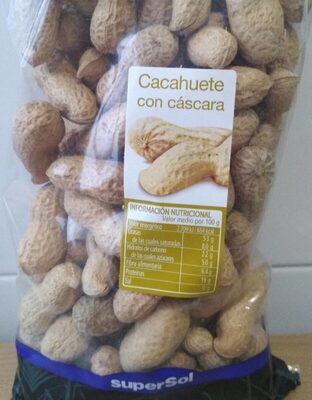 Cacahuete con cáscara