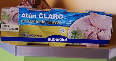 Atun claro en aceite de girasol