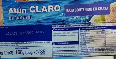 Atun claro al natural