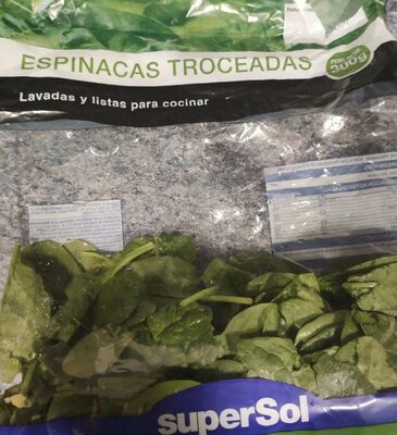 Espinacas troceadas