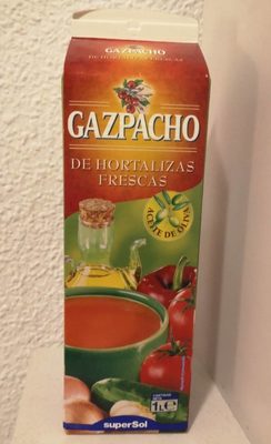 Gazpacho de hortalizas frescas