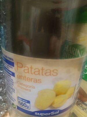 Patatas enteras front packaging