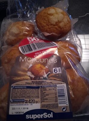 Mojicones Magdalenas gigantes