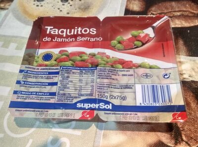 Taquitos de jamón serrano