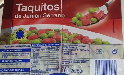 Taquitos de jamón serrano