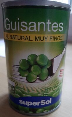 Guisantes al natural