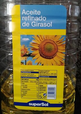 Aceite refinado Girasol