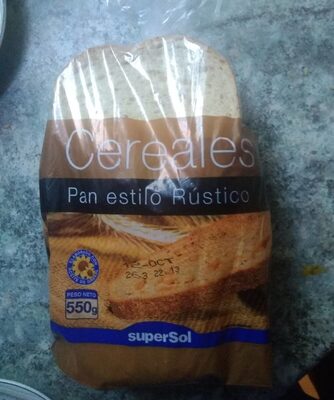 Cereales pan estilo rústico supersol