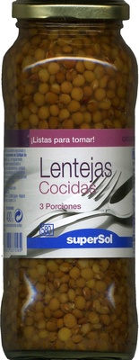 Lentejas cocidas