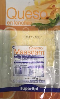 Queso en lonchas Maasdam