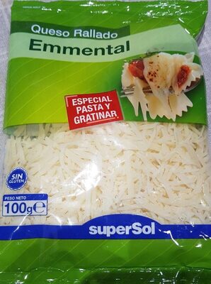 Queso rallado emmental