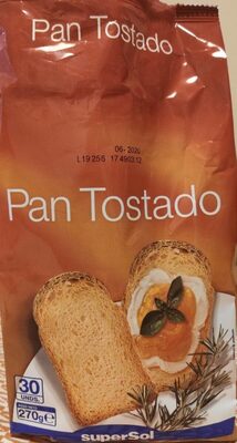 Pan Tostado front packaging