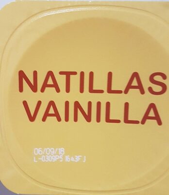 Natillas vainilla
