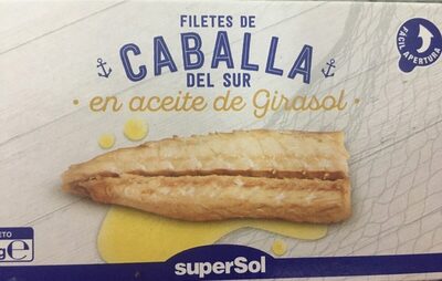 Filetes de caballa del sur en aceite de girasol