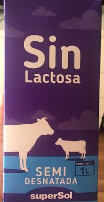 Leche semidesnatada sin lactosa