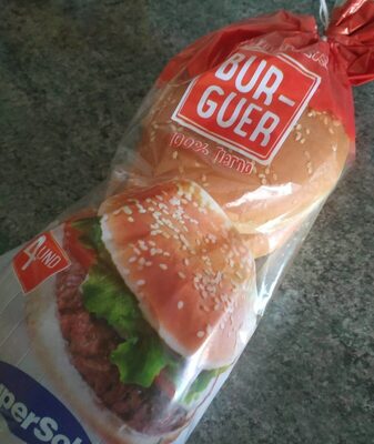 Pan maxi burguer front packaging