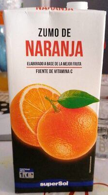 Zumo de naranja