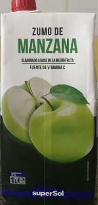 Zumo de manzana