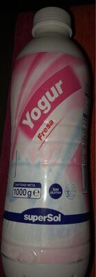 Yogur fresa front packaging