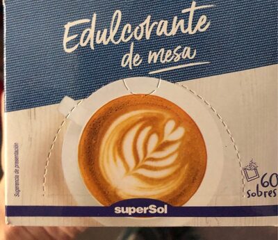 Edulcorante front packaging