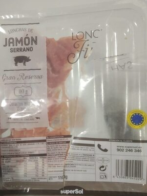 Jamón serrano. Gran reserva