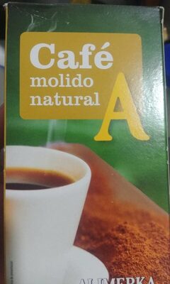 Café molido natural front packaging