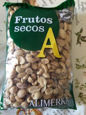 Cacahuete sin piel frito y salado front packaging