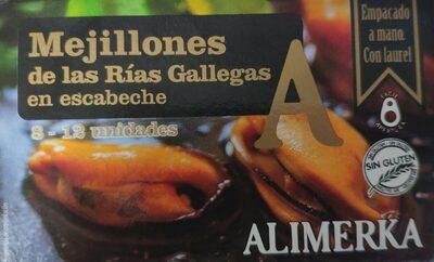 Mejillones de las rías gallegas en escabeche front packaging