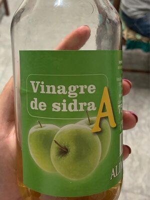 Vinagre de sidra front packaging