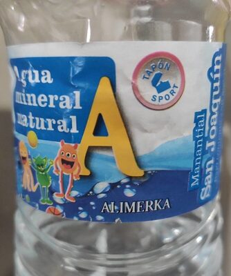 Agua Mineral Natural Manantial San Joaquín front packaging