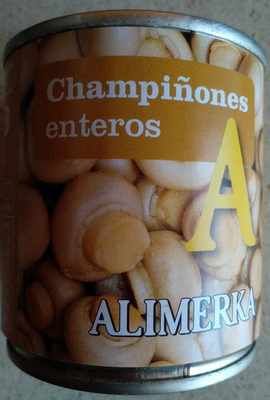 Champiñones enteros front packaging