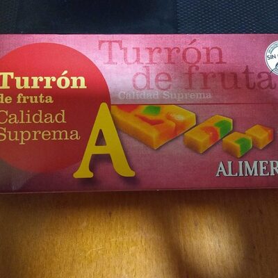 Turrón de fruta