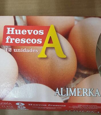 Huevos frescos front packaging