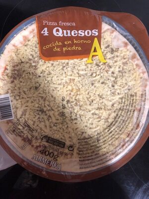 Pizza fresca 4 quesos