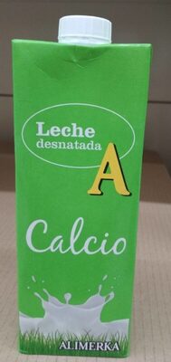 Leche desnatada calcio