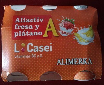 Aliactiv fresa y plátano L casei