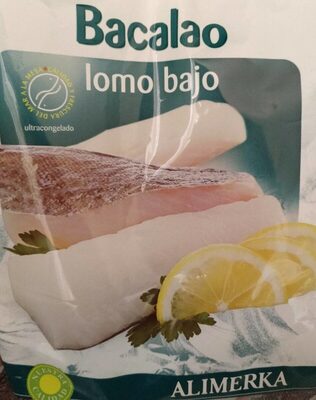 Bacalao lomo bajo front packaging