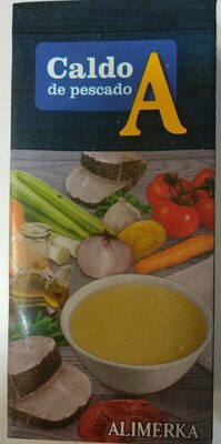 Caldo de pescado front packaging