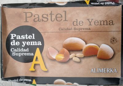 Pastel de yema front packaging