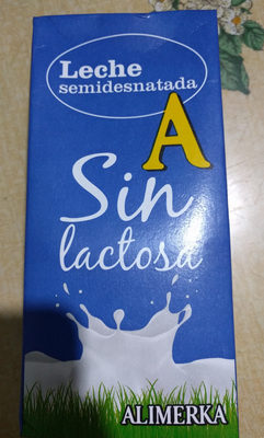 Leche semidesnatada sin lactosa