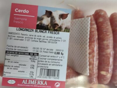 Longaniza blanca fresca