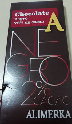 Chocolate negro 72% de cacao