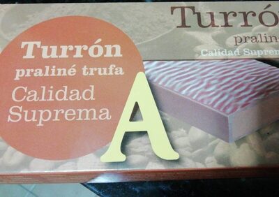 Turrón praliné trufa