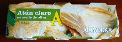 Atún claro en aceite de oliva front packaging