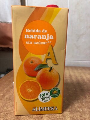 Bebida de naranja sin azúcar