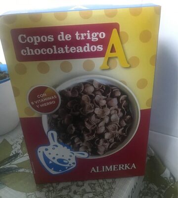 Copos de teigo chocolateados