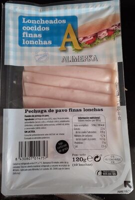 Pechuga de pavo finas lonchas