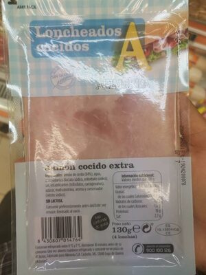 Jamón cocido extra