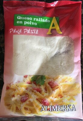 Queso rallado en polvo