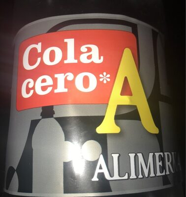 Cola cero front packaging